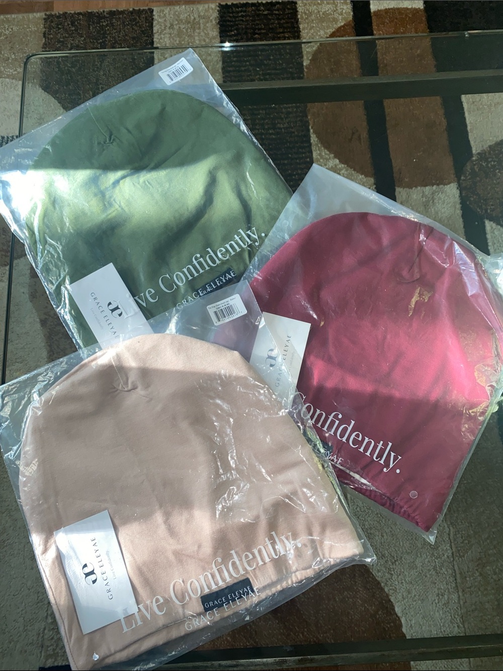 Grace Eleyae Sleep Slouch Hat PICK YOUR COLOR Satin Lined Slap Cap